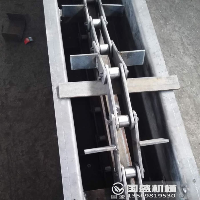 石灰渣雙環(huán)鏈刮板輸送機(jī) 石灰渣雙環(huán)鏈刮板輸送機(jī)